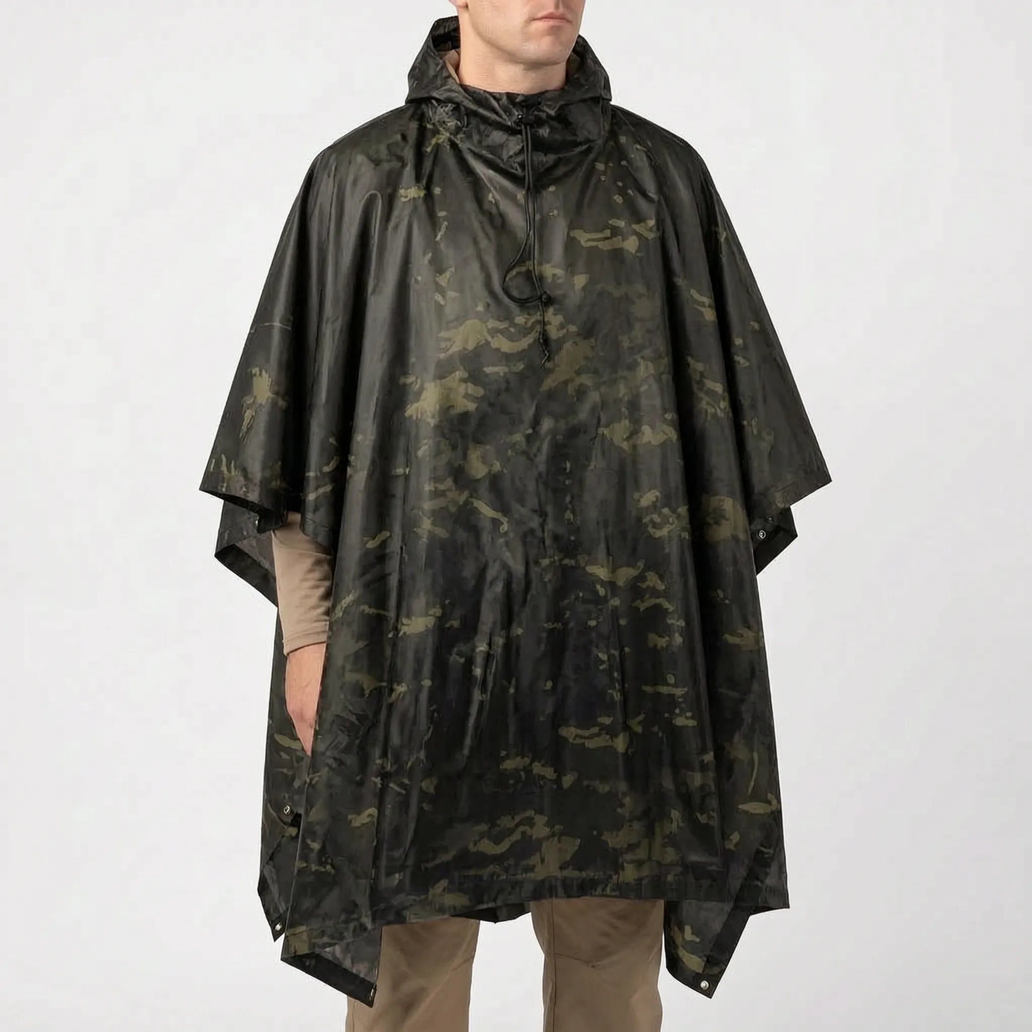 Nordspur | CamoCape Camouflage Hooded Rain Poncho