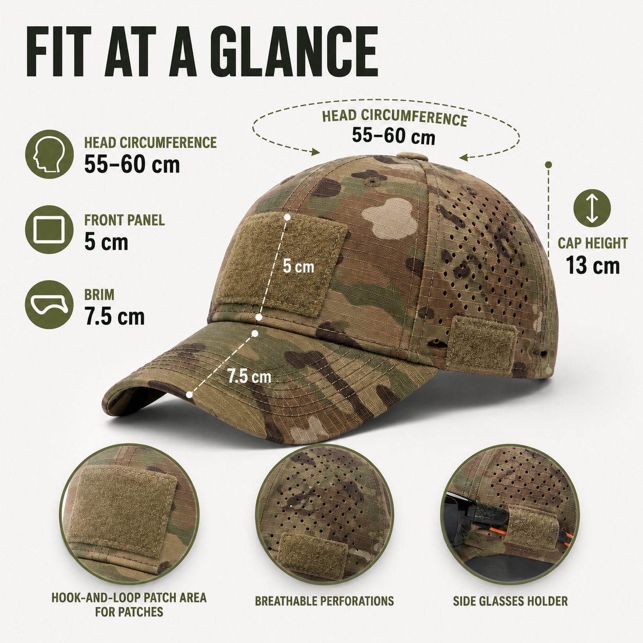 Nordspur | Camoflekt Camouflage Pattern Adjustable Baseball Cap