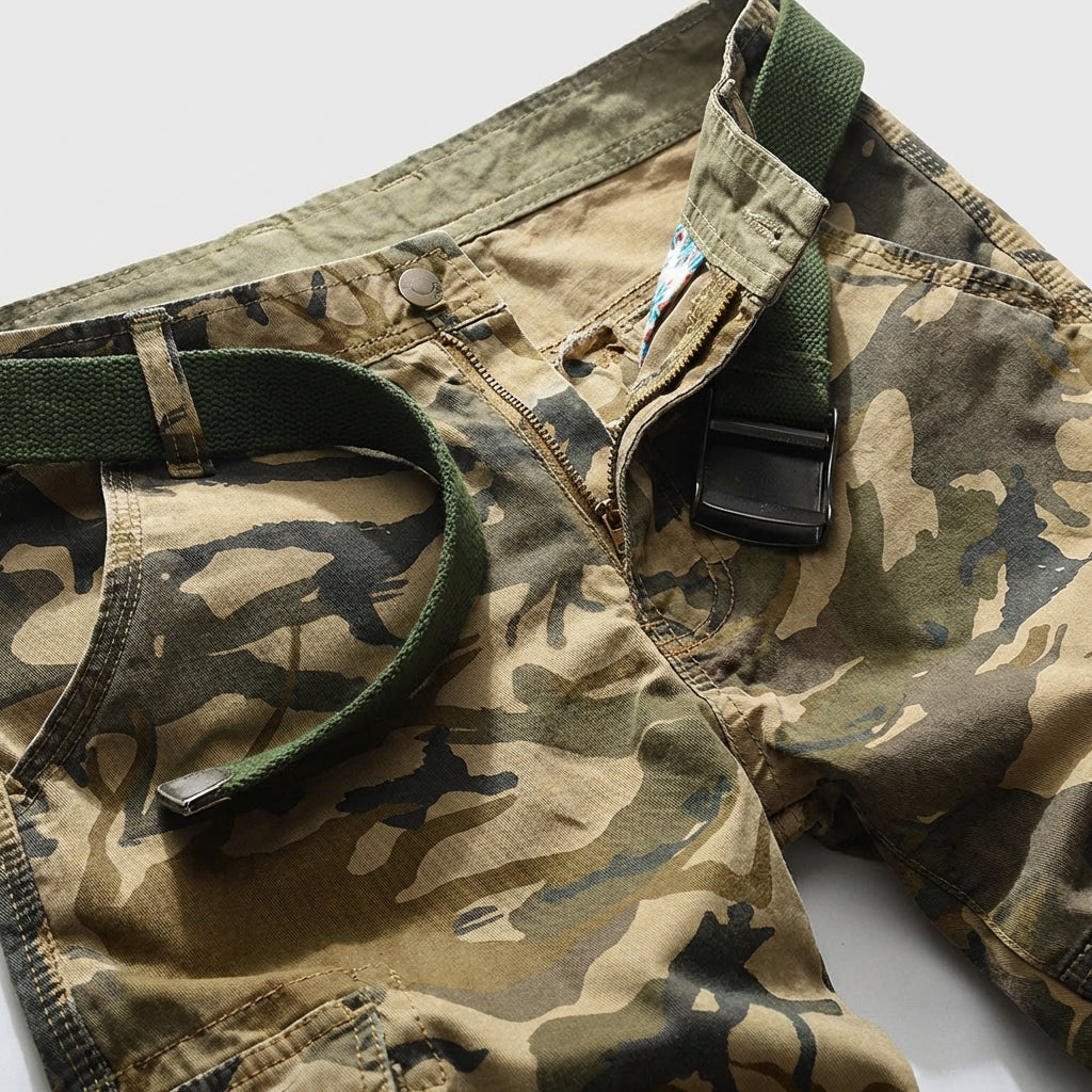 Nordspur | Camoflexo Loose Fit Cargo Shorts