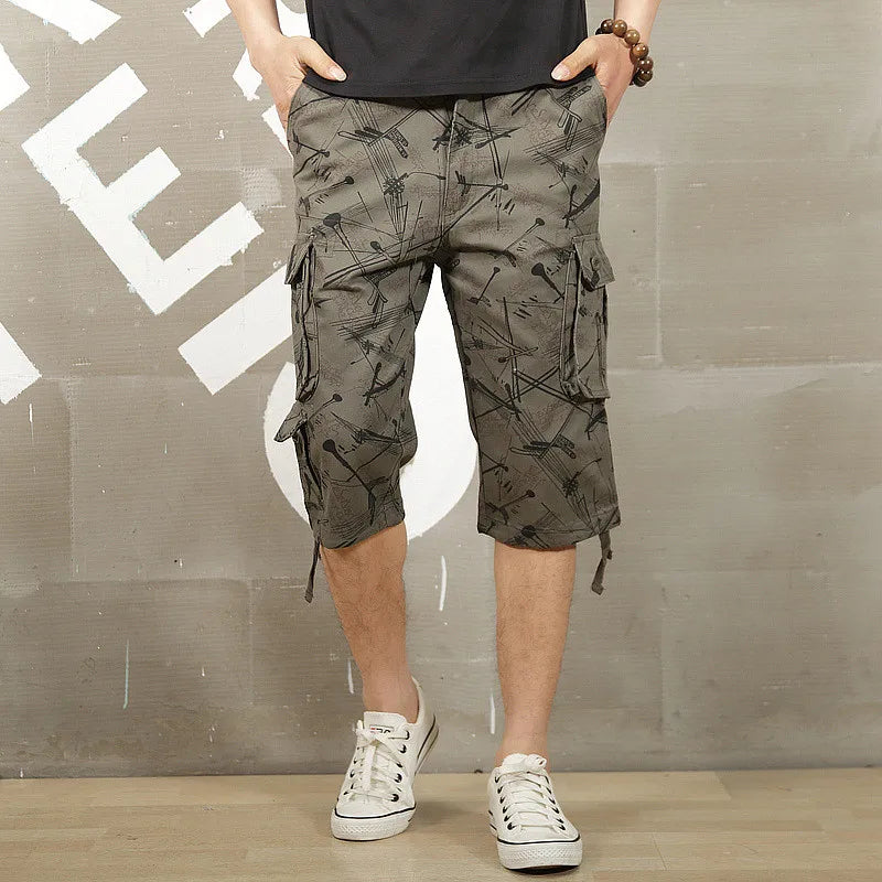 Nordspur | Camoflowr Mid Length Cargo Shorts
