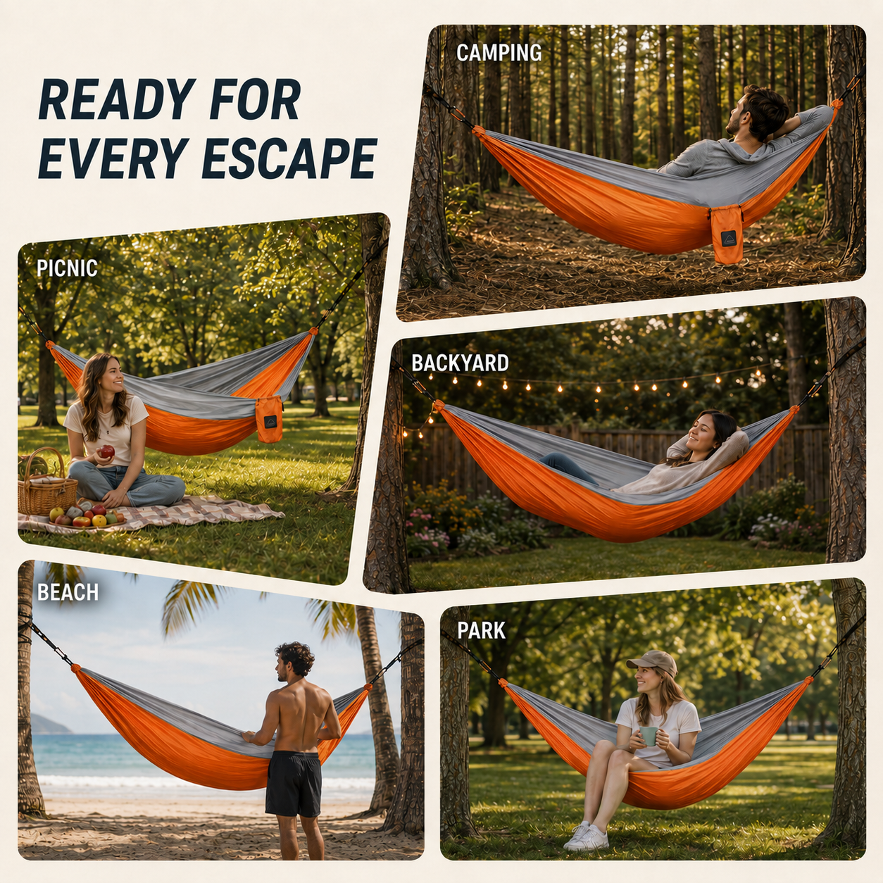 Nordspur | CampCradle Compact Double Hammock For Camping