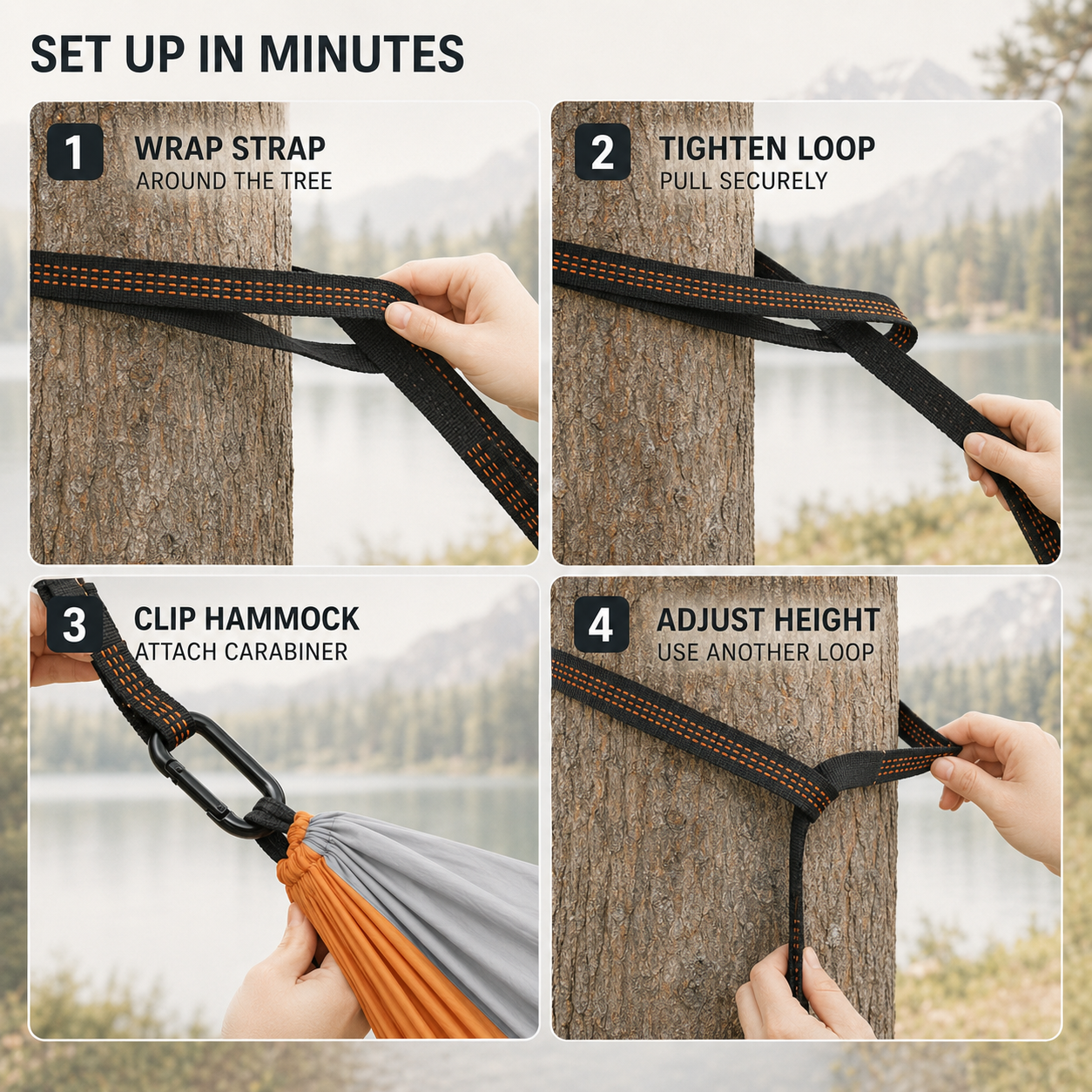 Nordspur | CampCradle Compact Double Hammock For Camping