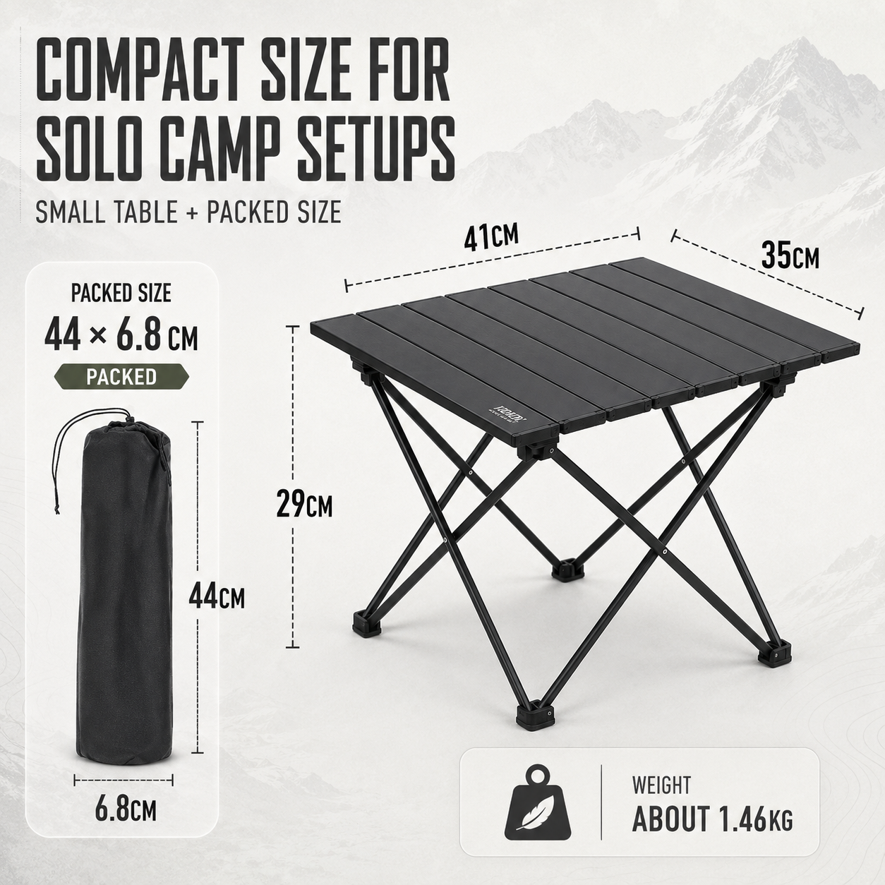 Nordspur | Campero Lightweight Folding Outdoor Camping Table