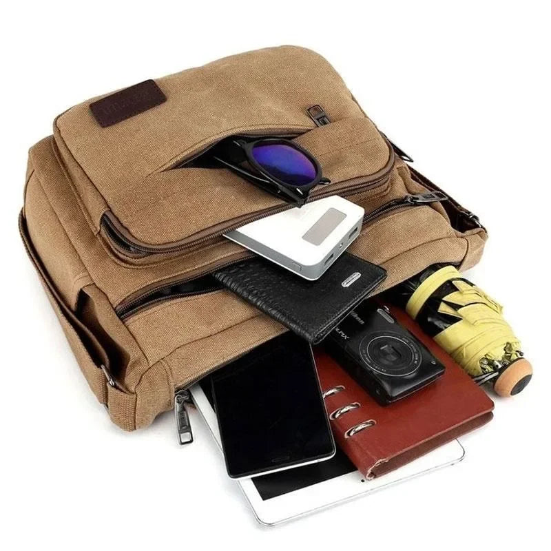 Nordspur | Canvas Crossbody Messenger Bag