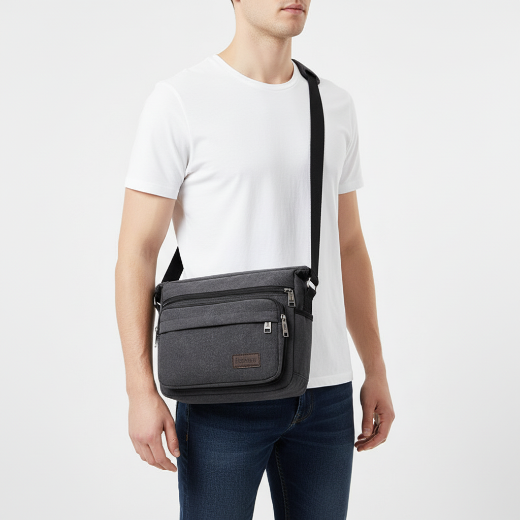 Nordspur | Canvas Crossbody Messenger Bag