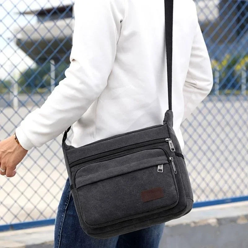 Nordspur | Canvas Crossbody Messenger Bag