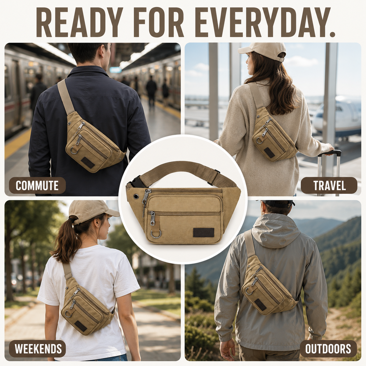 Nordspur | Canvasoro Thick Canvas Waist Pack