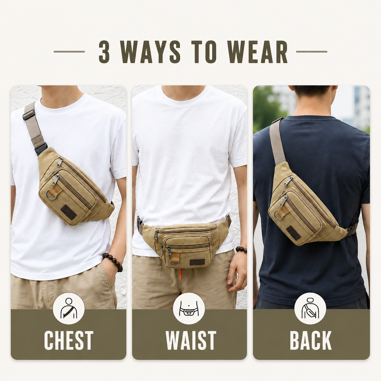 Nordspur | Canvasoro Thick Canvas Waist Pack