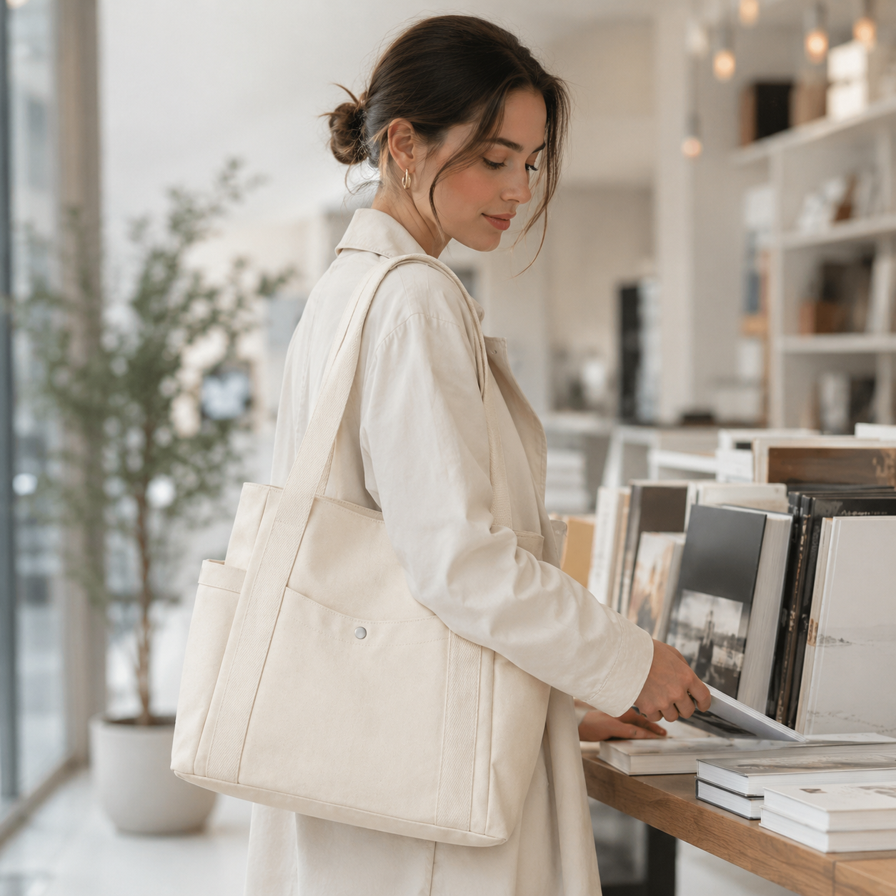 Nordspur | Canvorry Large Capacity Structured Tote Bag
