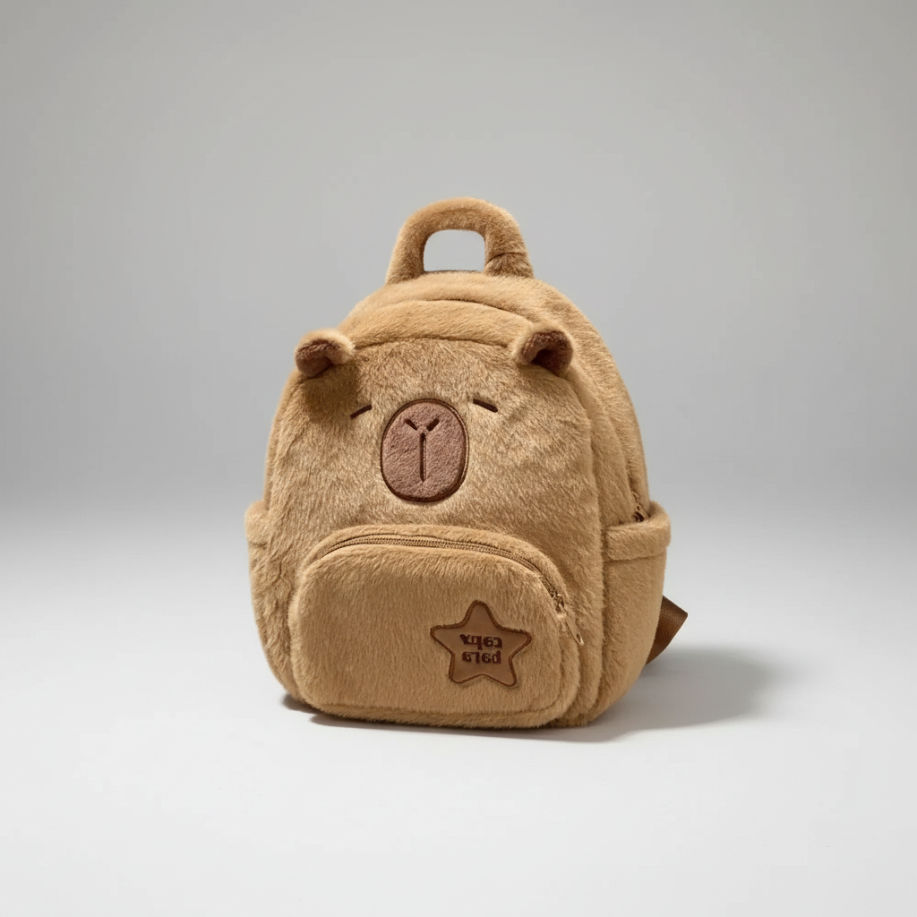 Nordspur | Capyraffy Faux Fur Plush Backpack