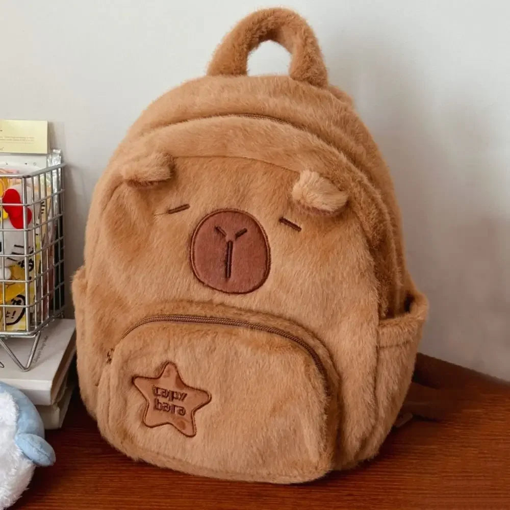 Nordspur | Capyraffy Faux Fur Plush Backpack