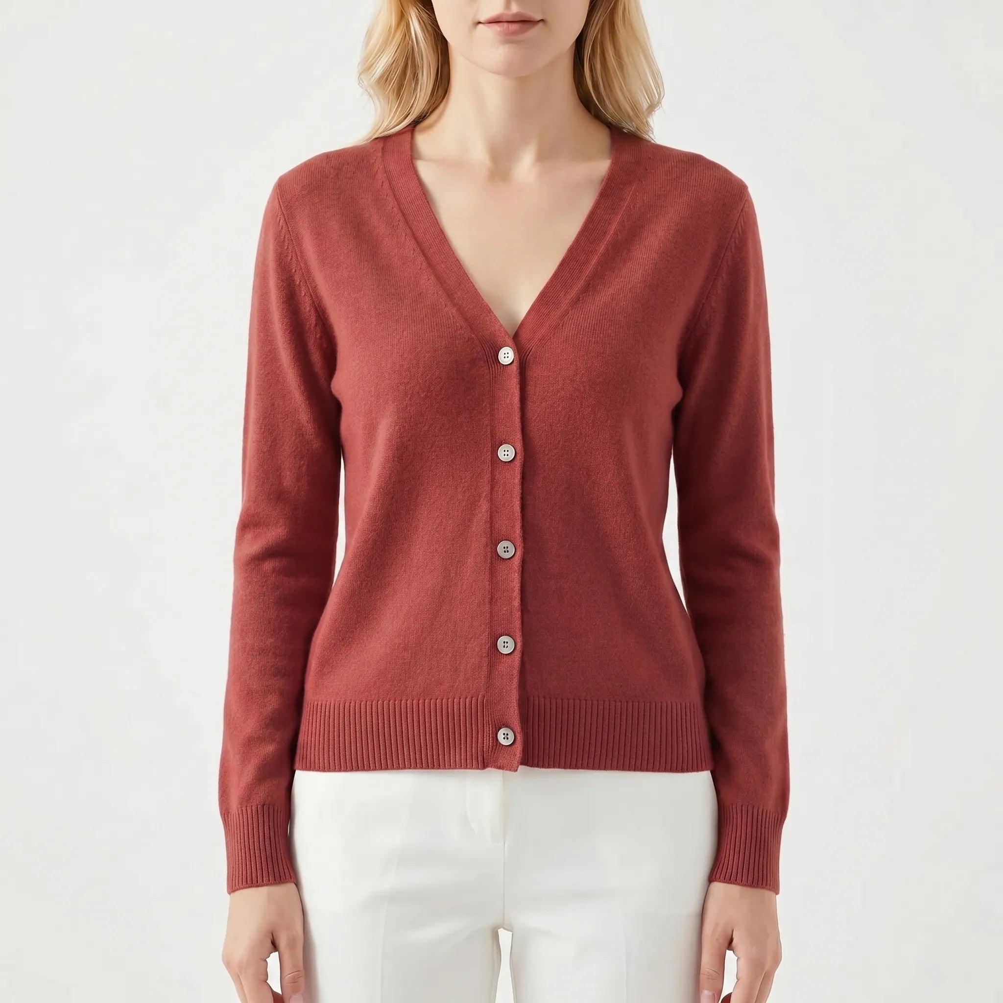 Nordspur | Cardea V-Neck Button Cardigan