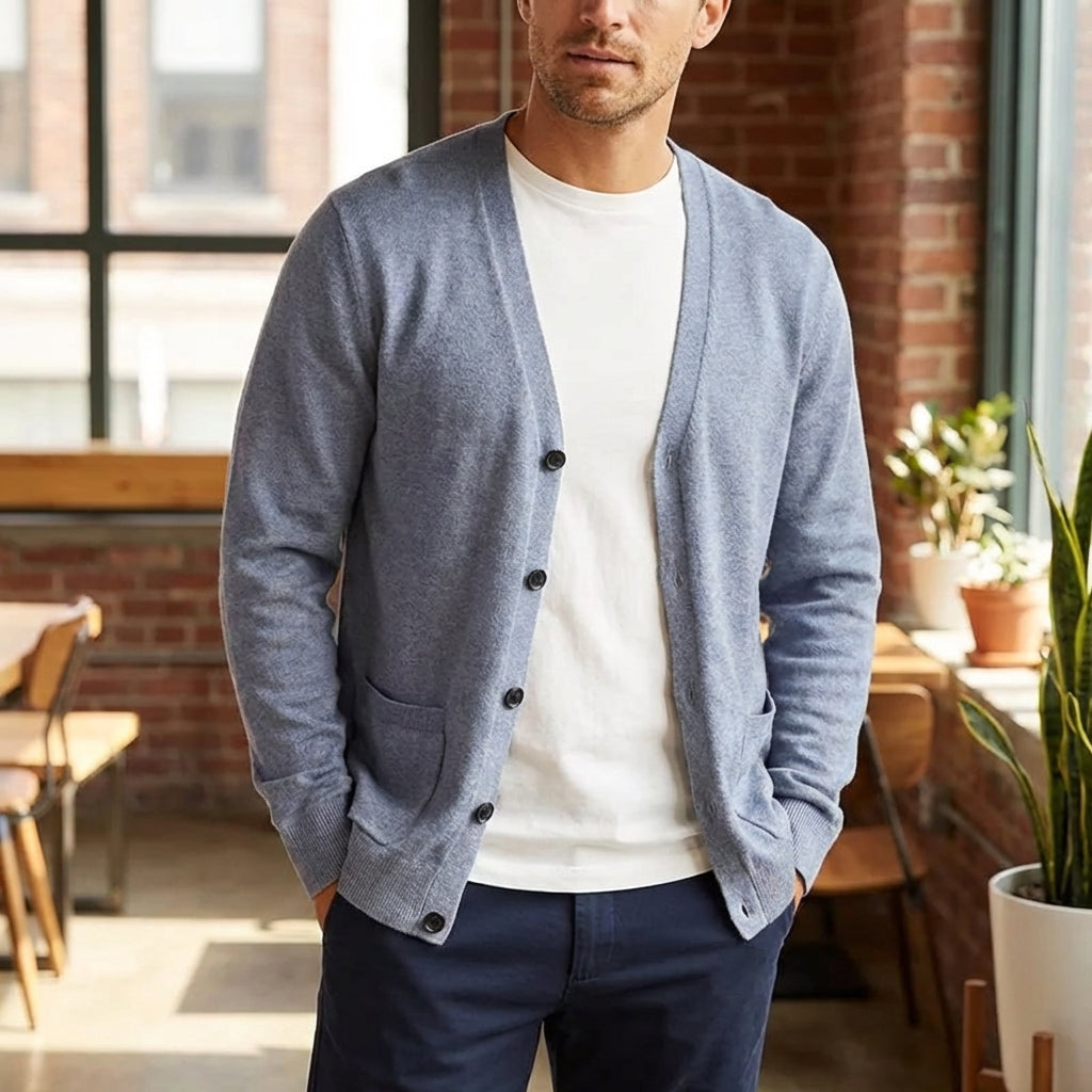Nordspur | Cardenro Long Sleeve V Neck Cardigan