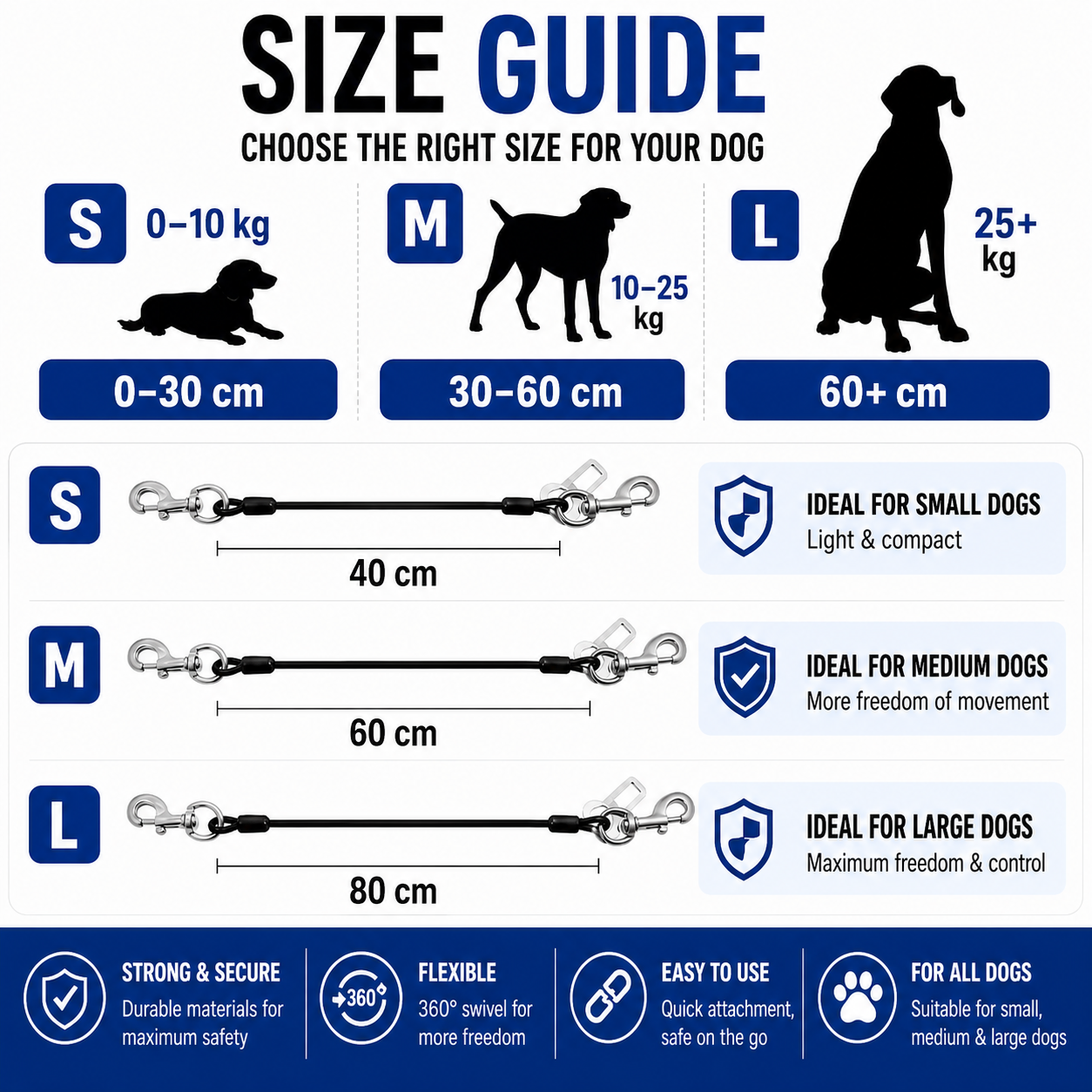 Nordspur | Carvelo Anti-Chew Wire Car Dog Tether