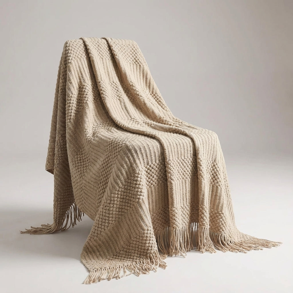 Nordspur | CasaVello Colorful Knit Throw Blanket