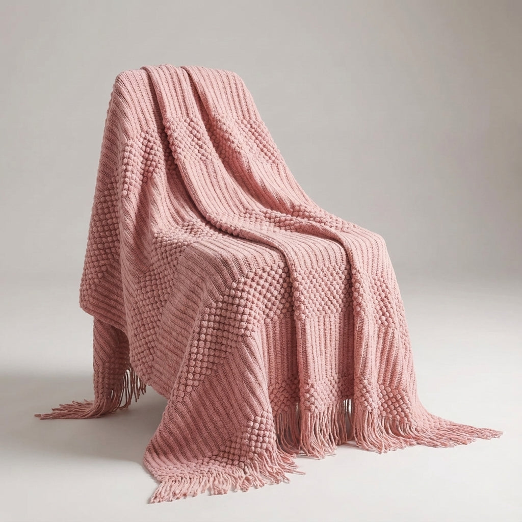 Nordspur | CasaVello Colorful Knit Throw Blanket