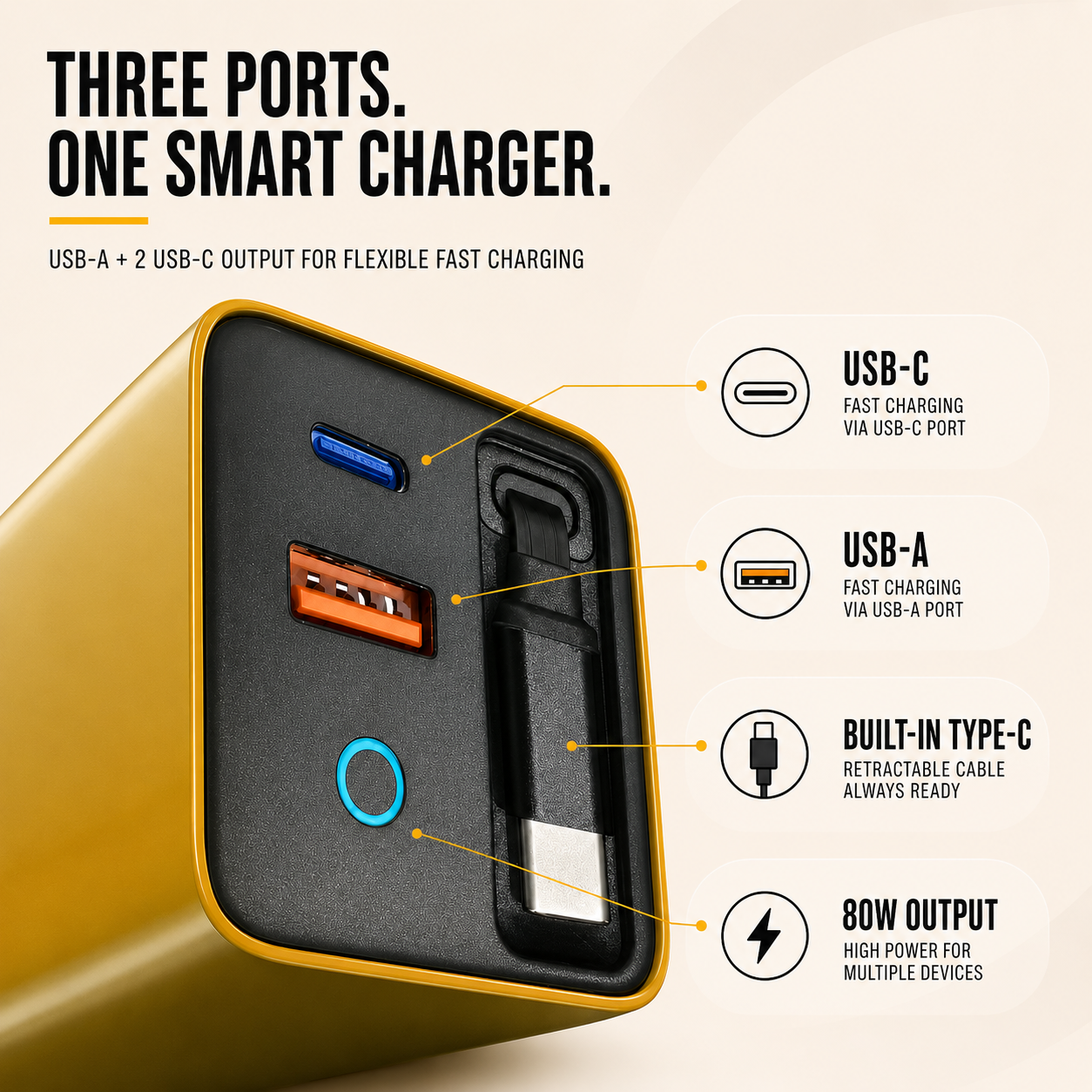 Nordspur | Chargenix GaN Fast USB C Charger