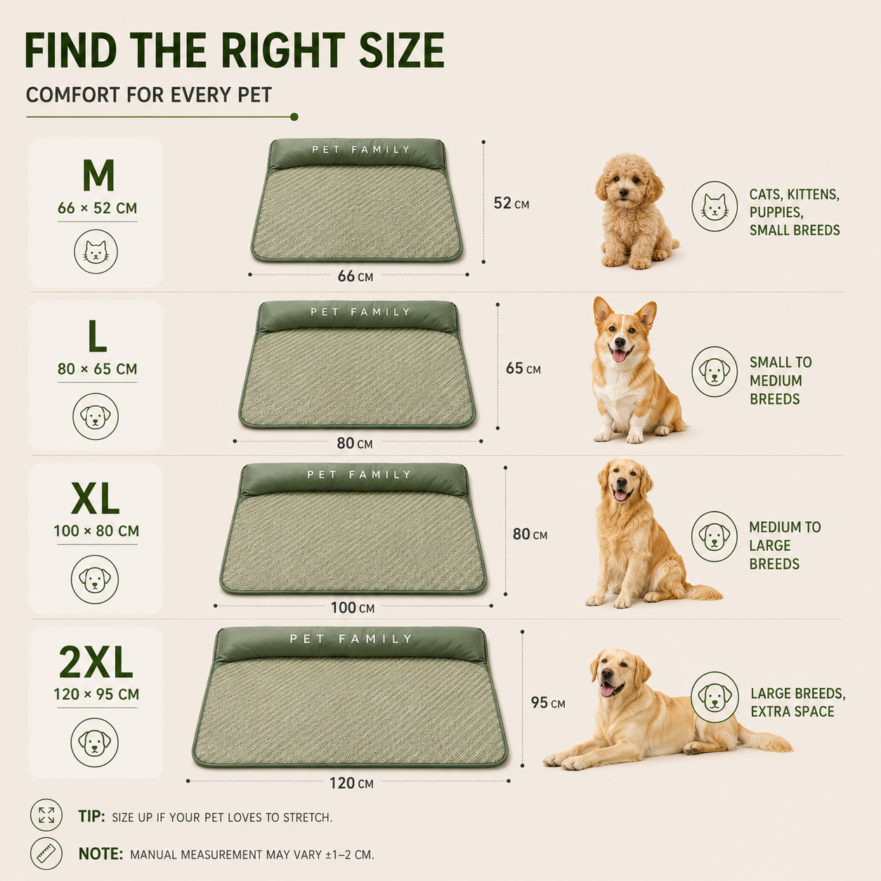 Nordspur | Chilrest Breathable Pet Cooling Mat With Cushion