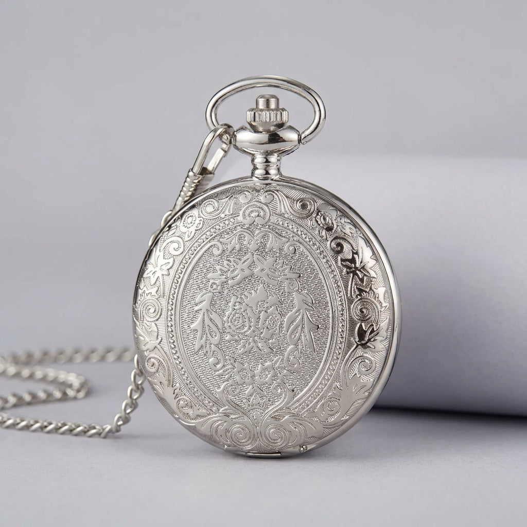 Nordspur | Chronavault Retro Carved Flip Pocket Watch