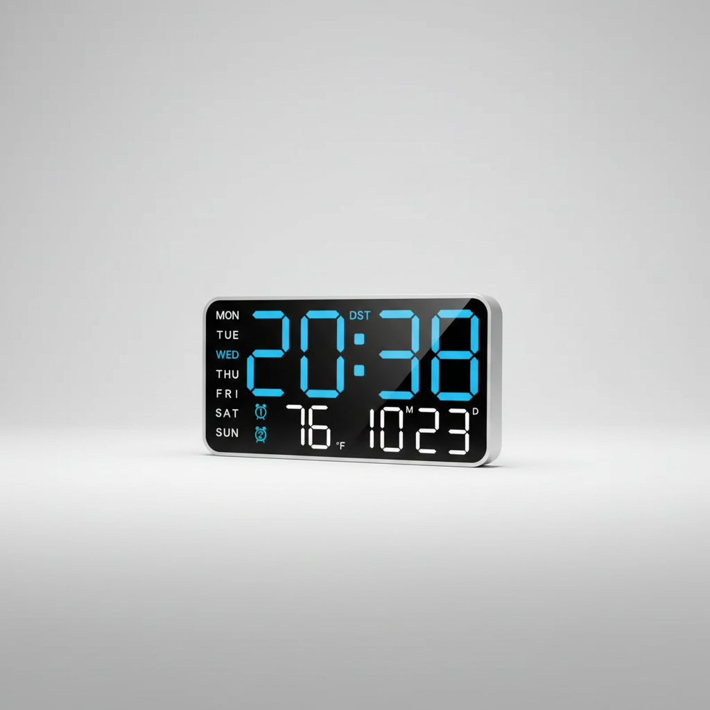 Nordspur | ChronoVista Large Intelligent Digital Clock