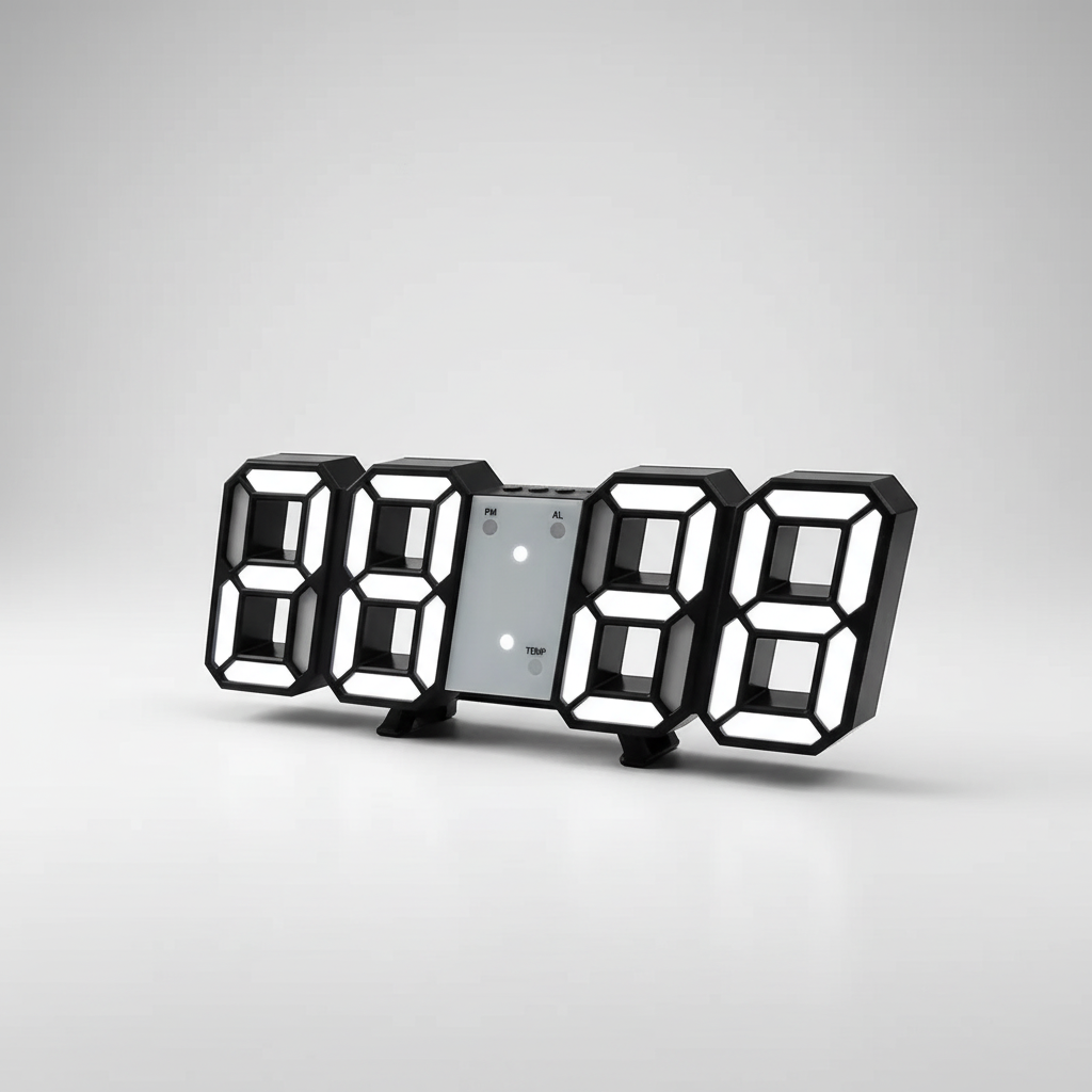 Nordspur | Chronova Modern LED Digital Wall Clock