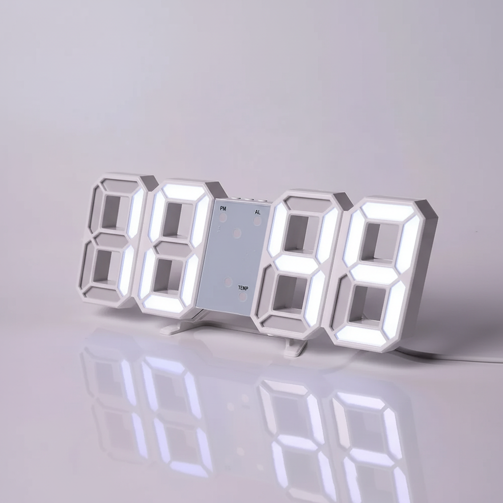 Nordspur | Chronovue Modern 3D LED Wall Clock