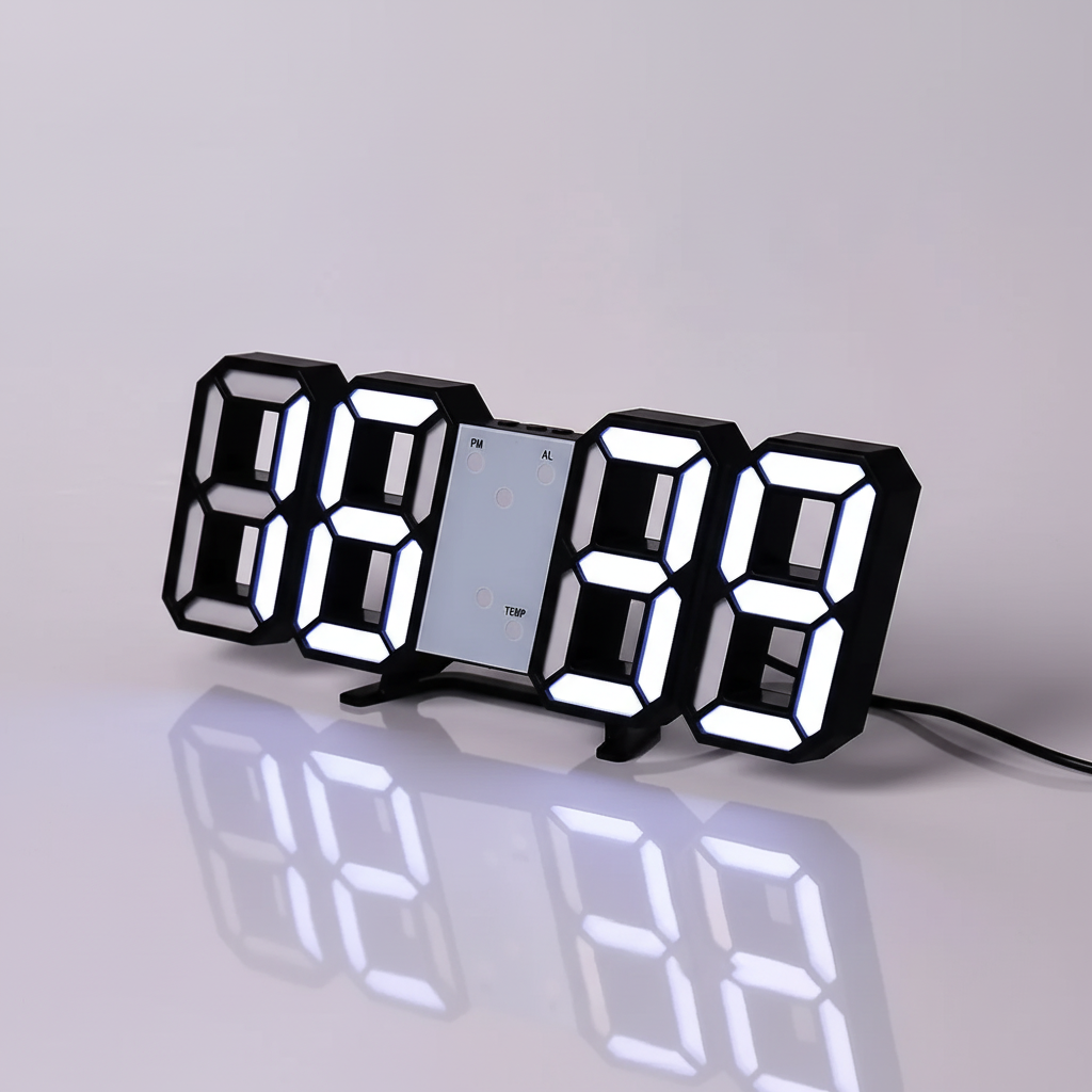 Nordspur | Chronovue Modern 3D LED Wall Clock