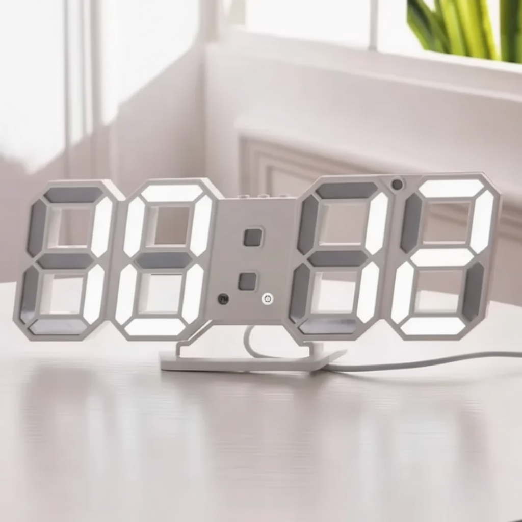 Nordspur | Chronovue Modern 3D LED Wall Clock