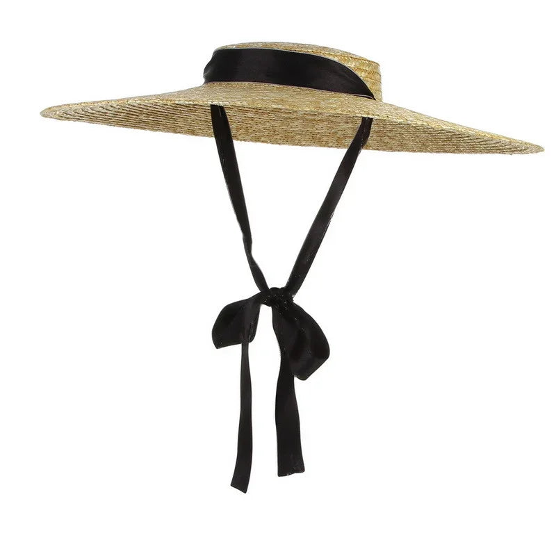 Nordspur | Cielena Wide Flat Top Woven Summer Hat