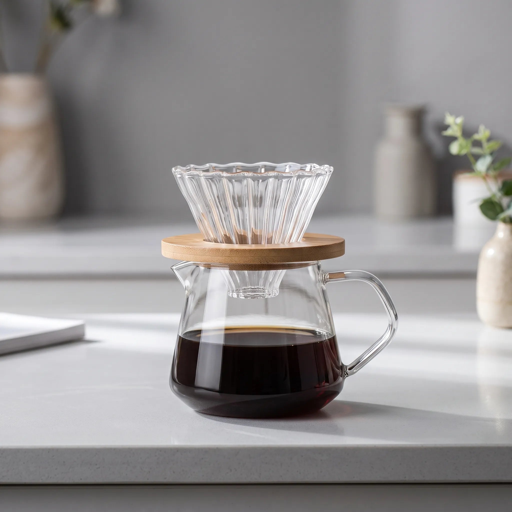 Nordspur | Claripour Ribbed Manual Pour Over Coffee Maker