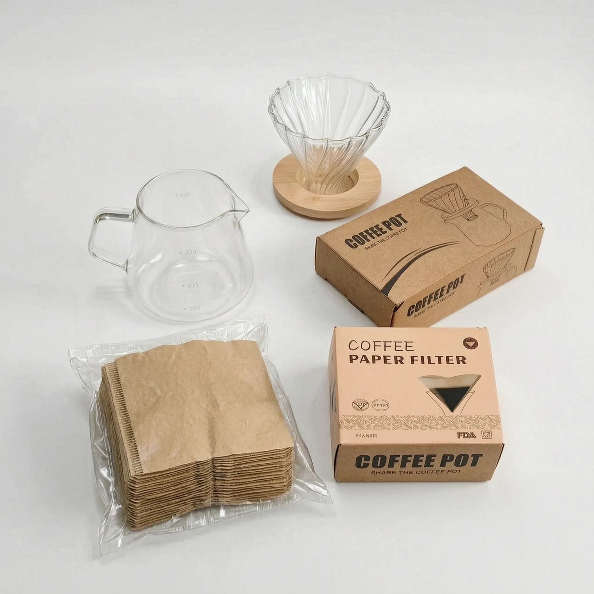 Nordspur | Claripour Ribbed Manual Pour Over Coffee Maker