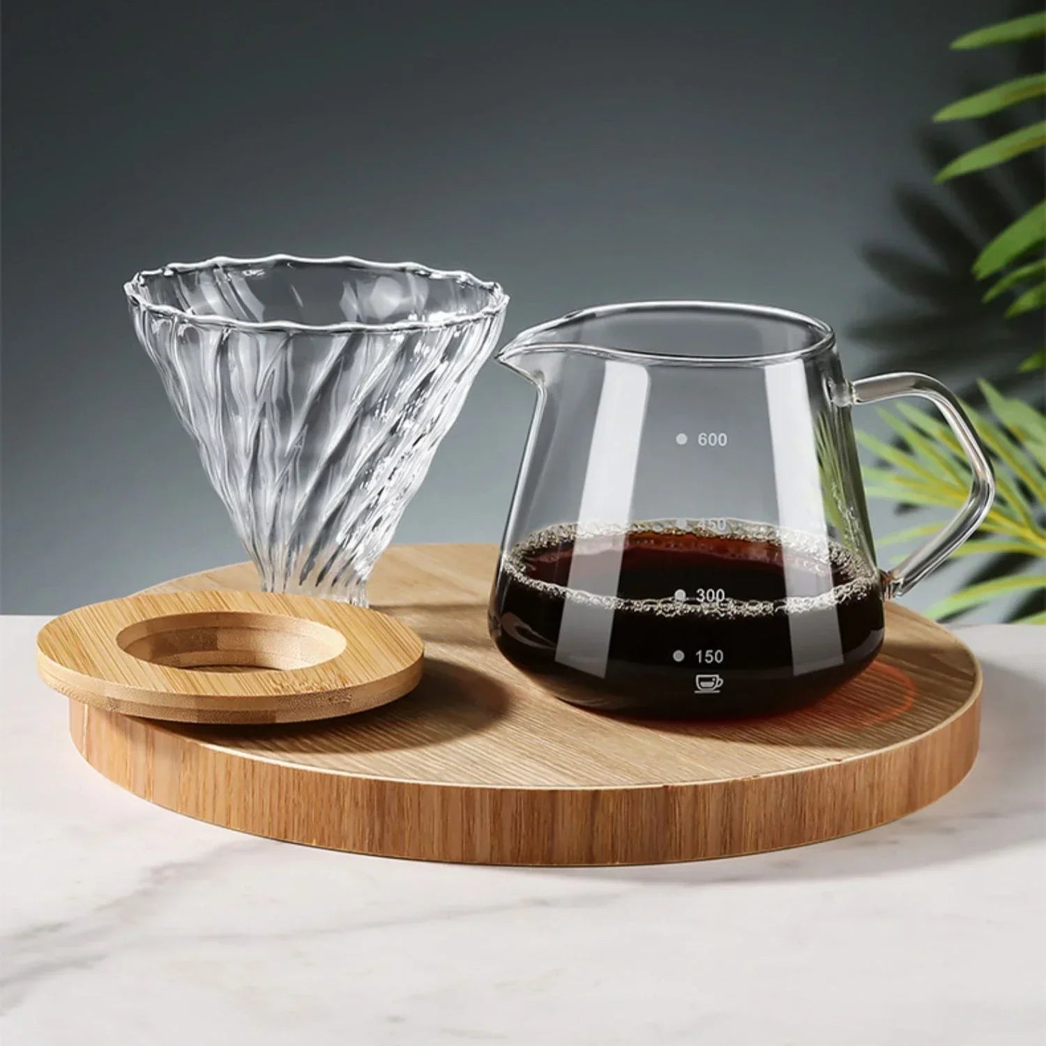 Nordspur | Claripour Ribbed Manual Pour Over Coffee Maker
