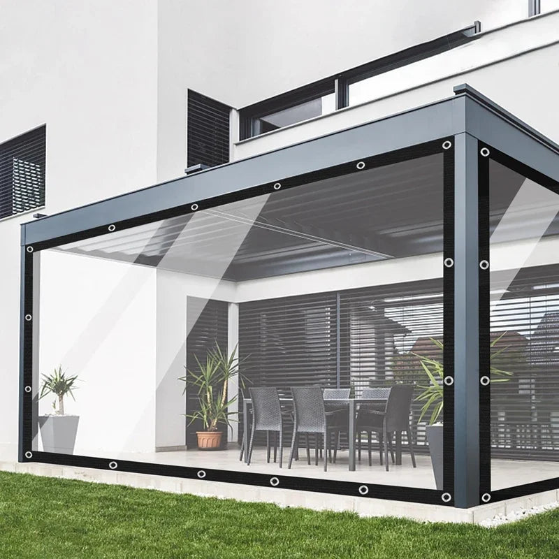 Nordspur | Clarova Transparent Tarpaulin Patio Enclosure Curtain