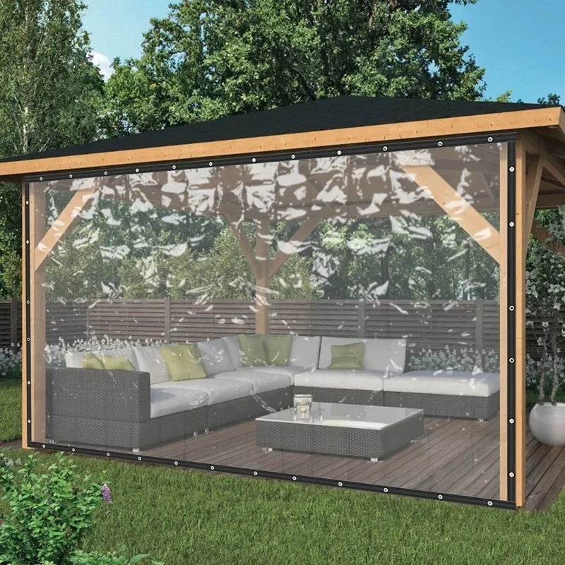 Nordspur | Clarova Transparent Tarpaulin Patio Enclosure Curtain