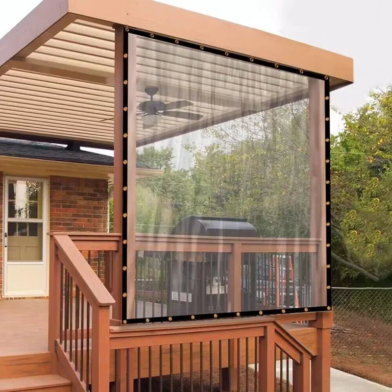 Nordspur | Clarova Transparent Tarpaulin Patio Enclosure Curtain
