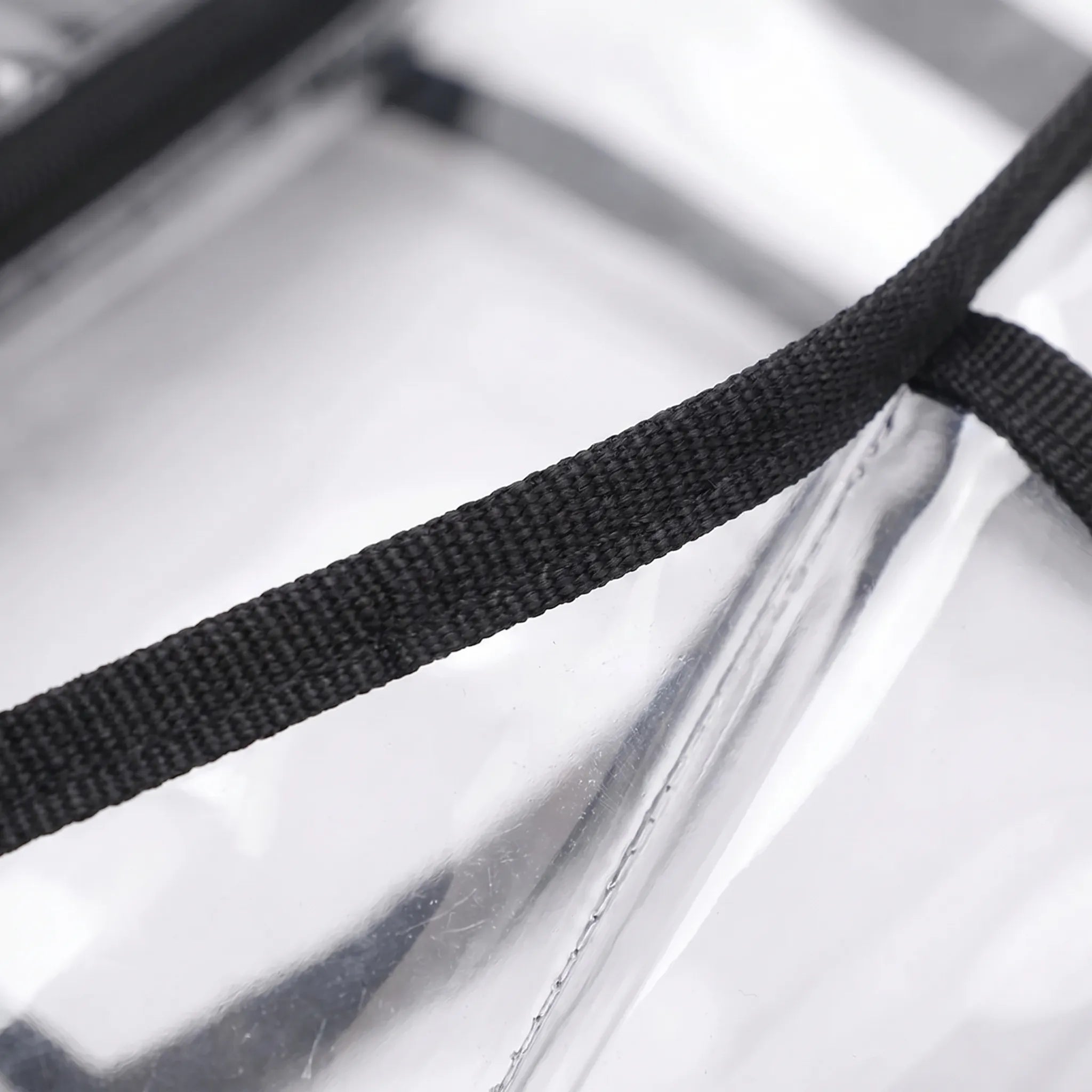 Nordspur | Clarvex Clear Crossbody Bag With Mesh Front Pocket