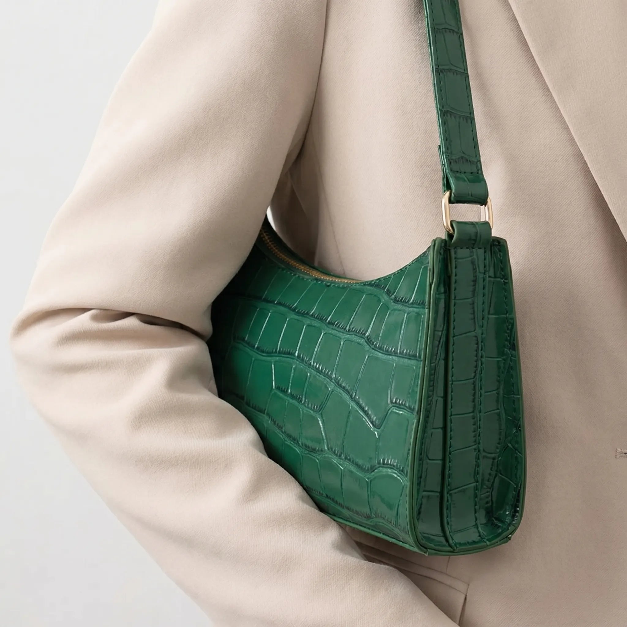 Nordspur | Claviette Retro Baguette-Style Shoulder Bag