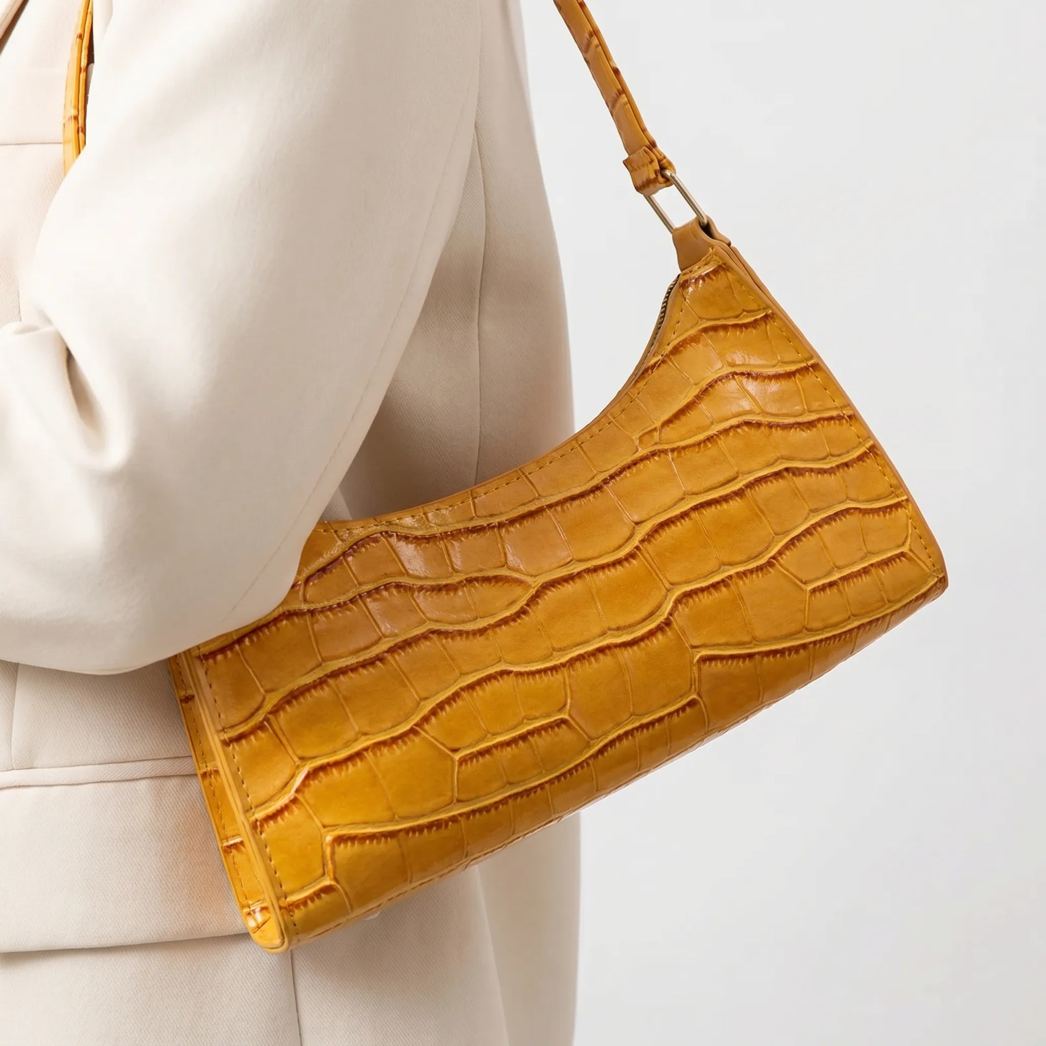 Nordspur | Claviette Retro Baguette-Style Shoulder Bag