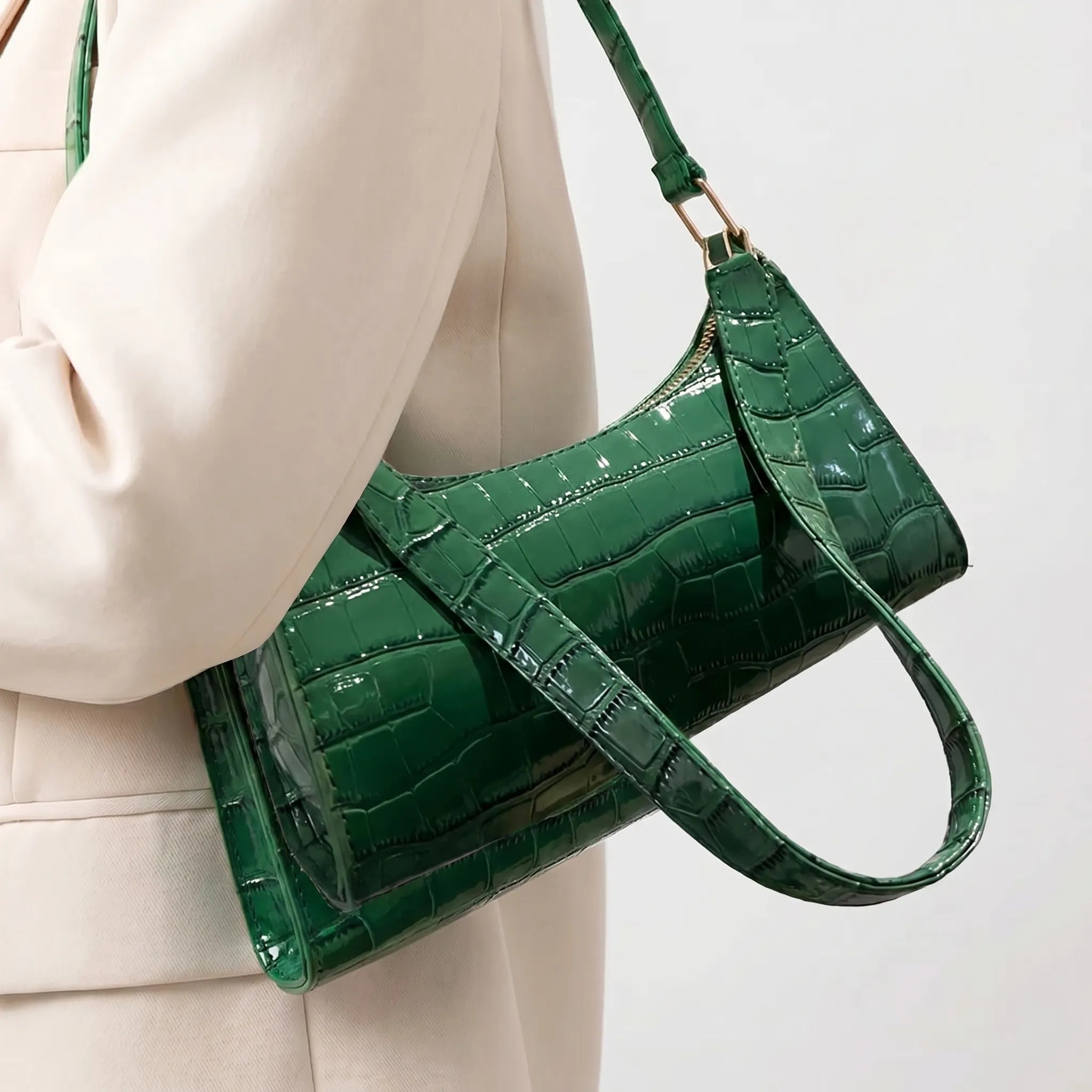 Nordspur | Claviette Retro Baguette-Style Shoulder Bag