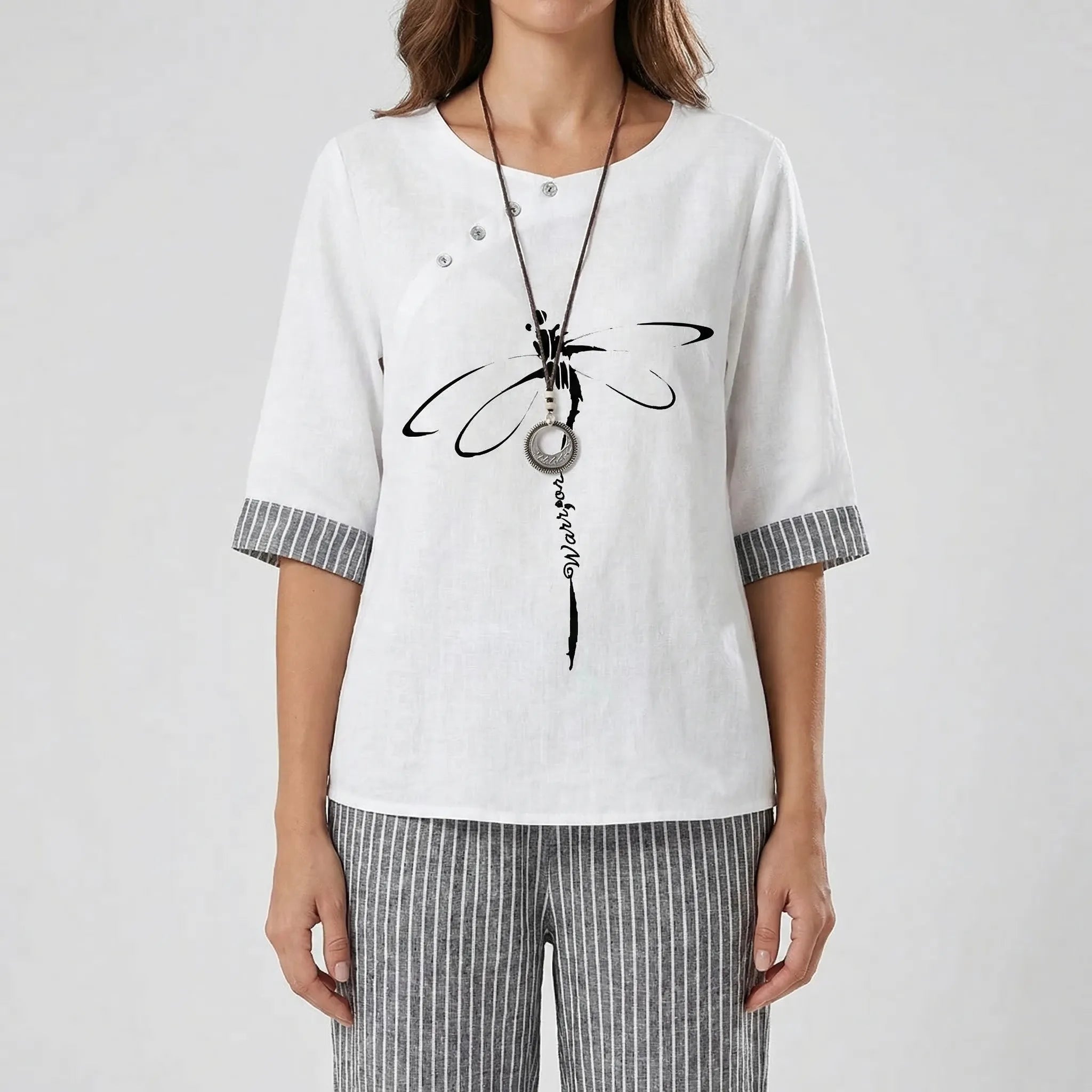 Nordspur | Cloverlyn Printed Short-Sleeve Top And Trouser Set