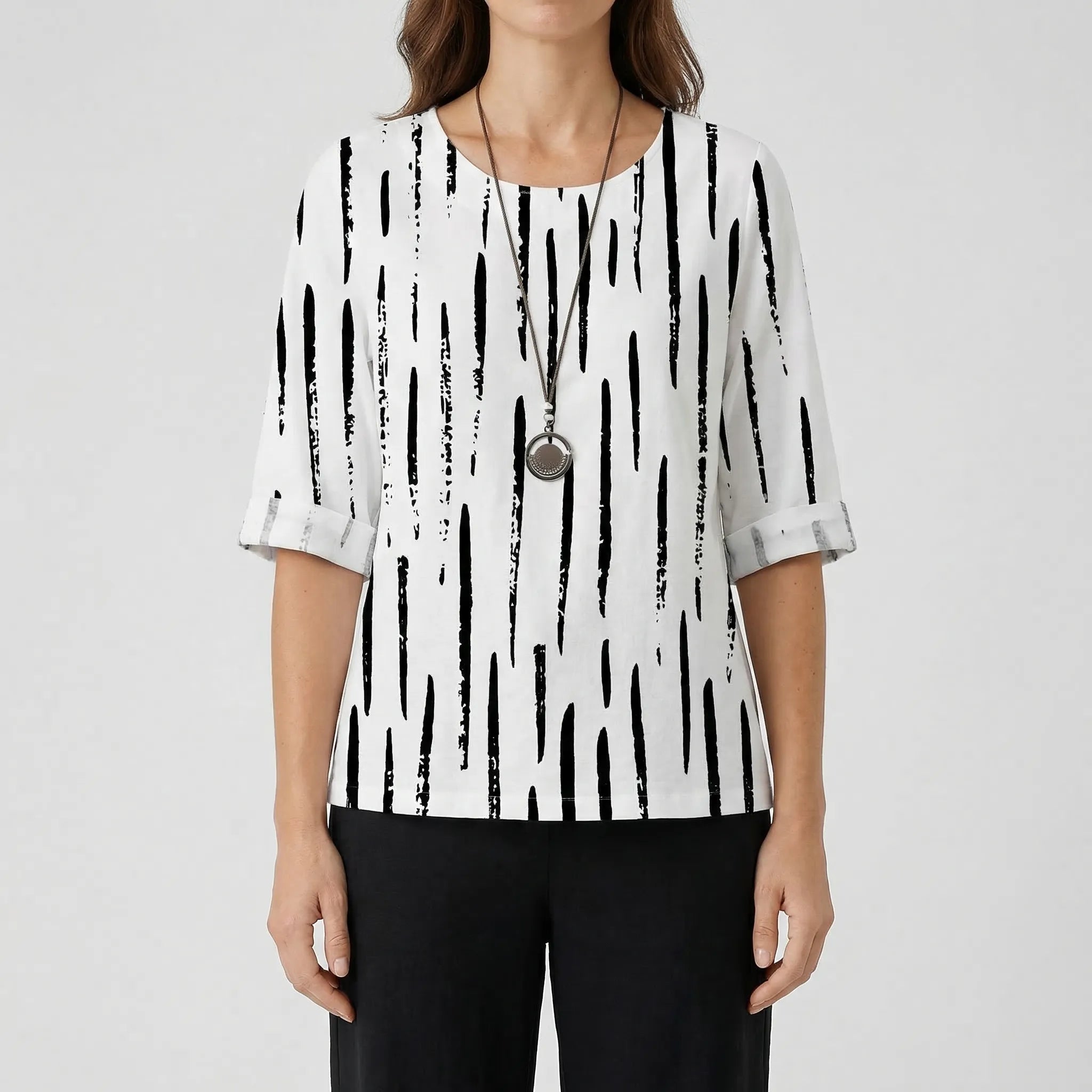 Nordspur | Cloverlyn Printed Short-Sleeve Top And Trouser Set