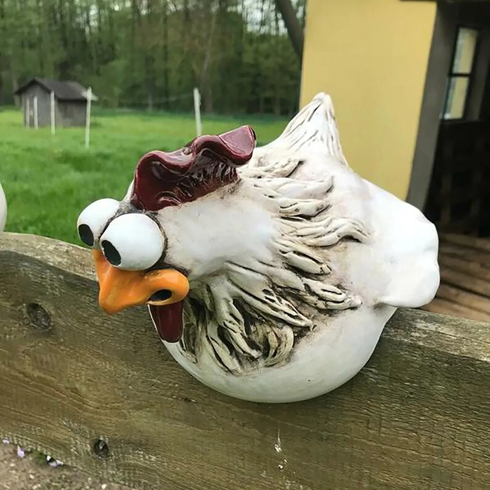 Nordspur | Clucksworth Novelty Hen Sculpture For Garden Fences