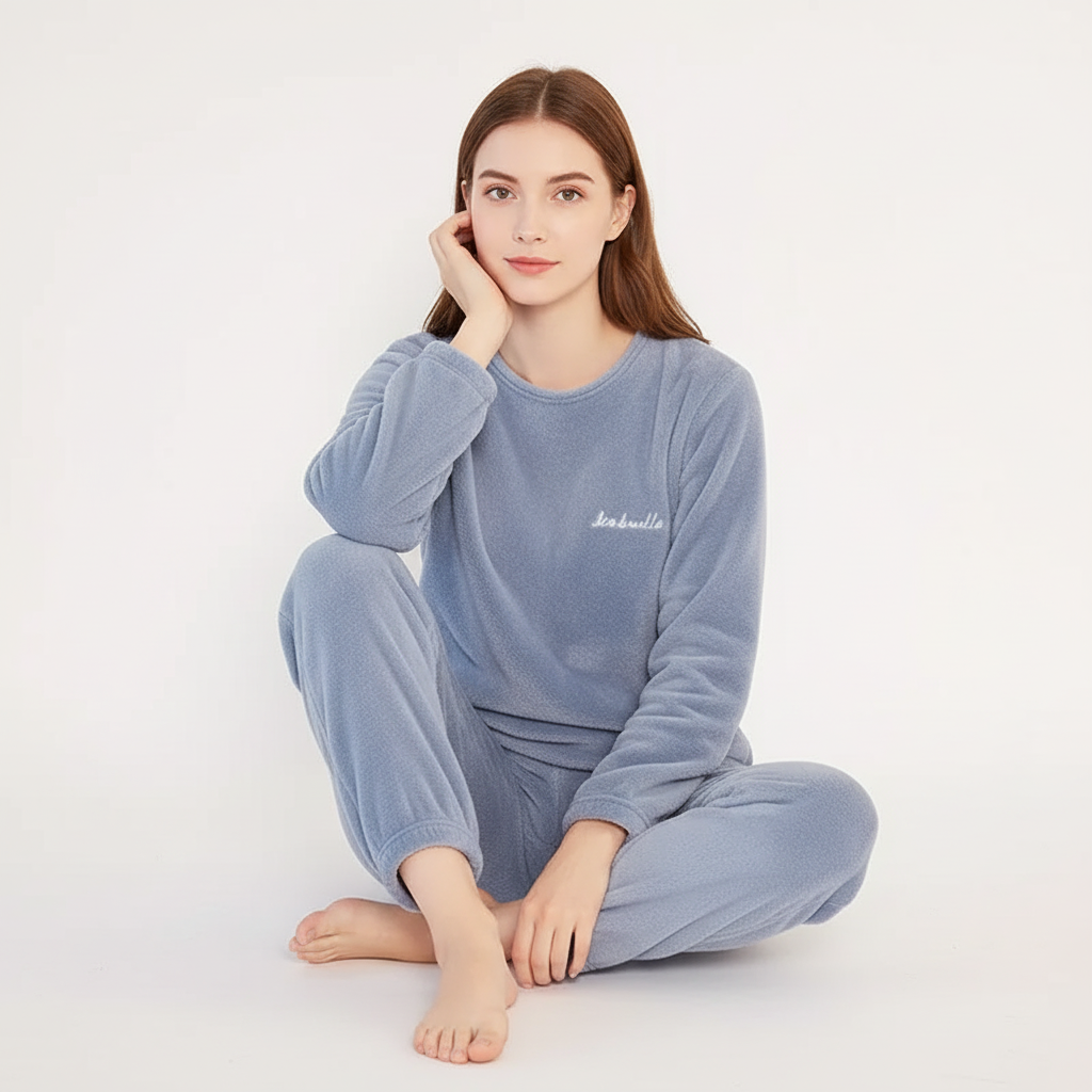 Nordspur | Coral Velvet Pajama Set