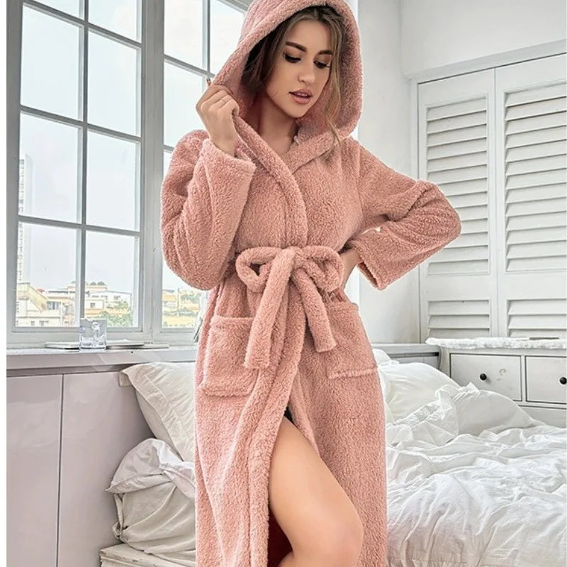 Nordspur | Coraluxe Hooded Long Bathrobe