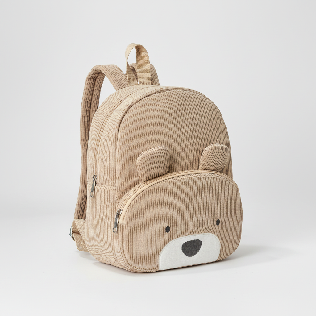 Nordspur | CorduBear Corduroy Plush Toddler Backpack