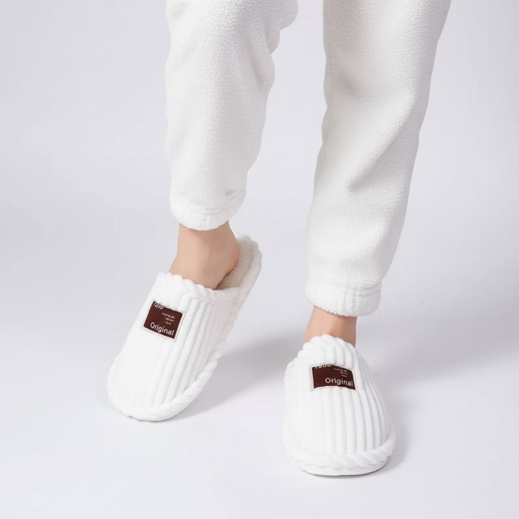 Nordspur | Corduroy Plush Indoor Slippers