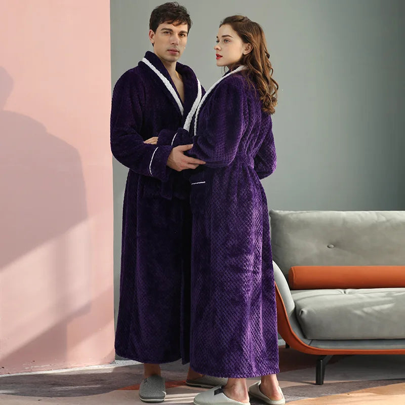 Nordspur | Cozynest Long Plush Bathrobe Gown