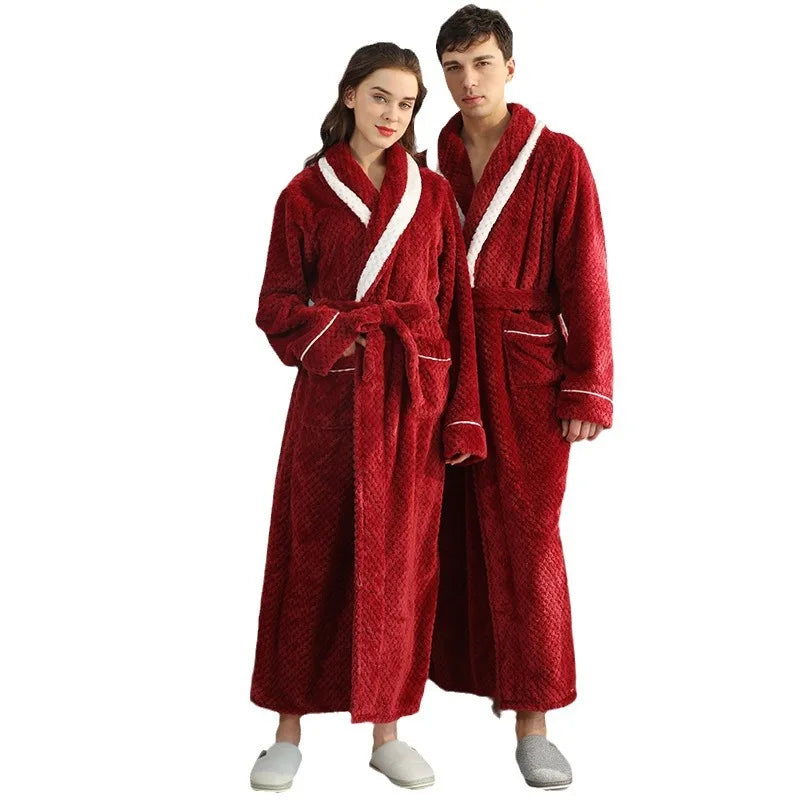 Nordspur | Cozynest Long Plush Bathrobe Gown