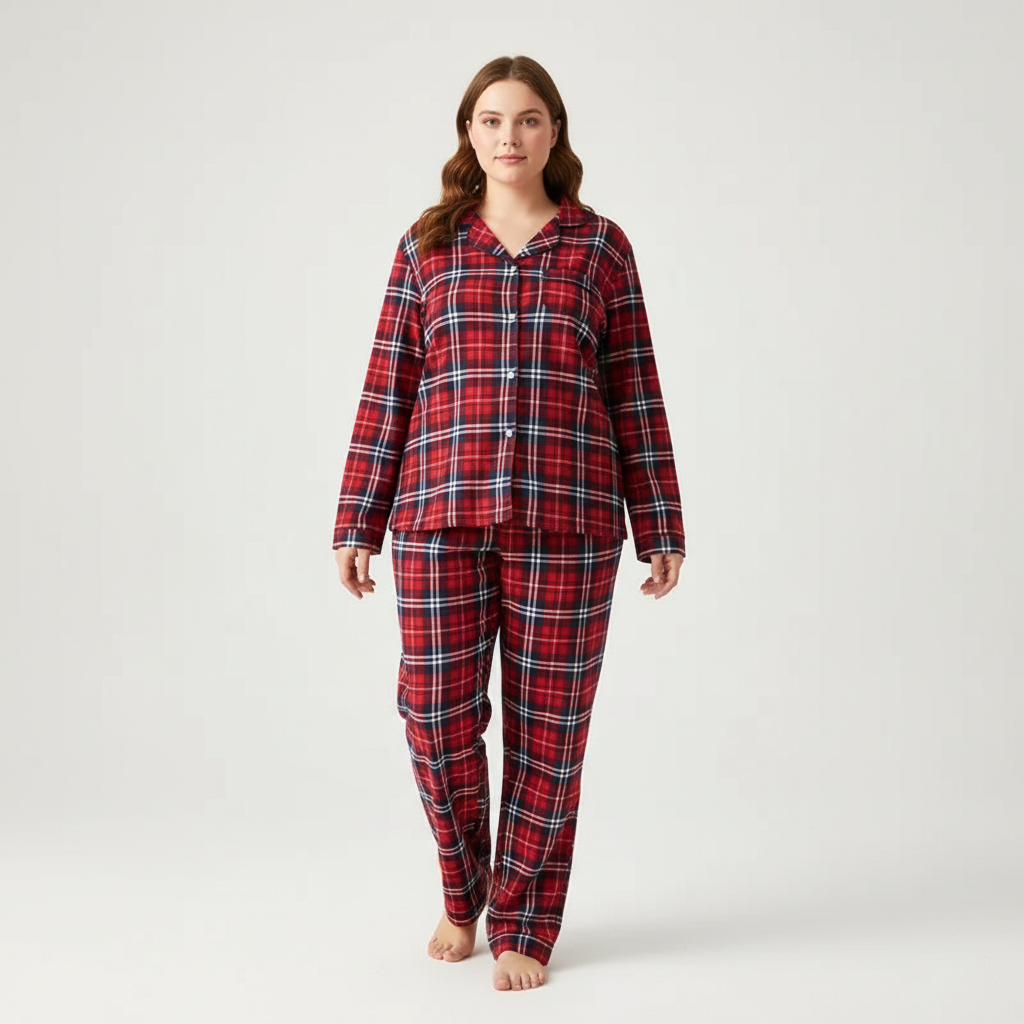 Nordspur | Cozyvera Full Length Button Pajama Set