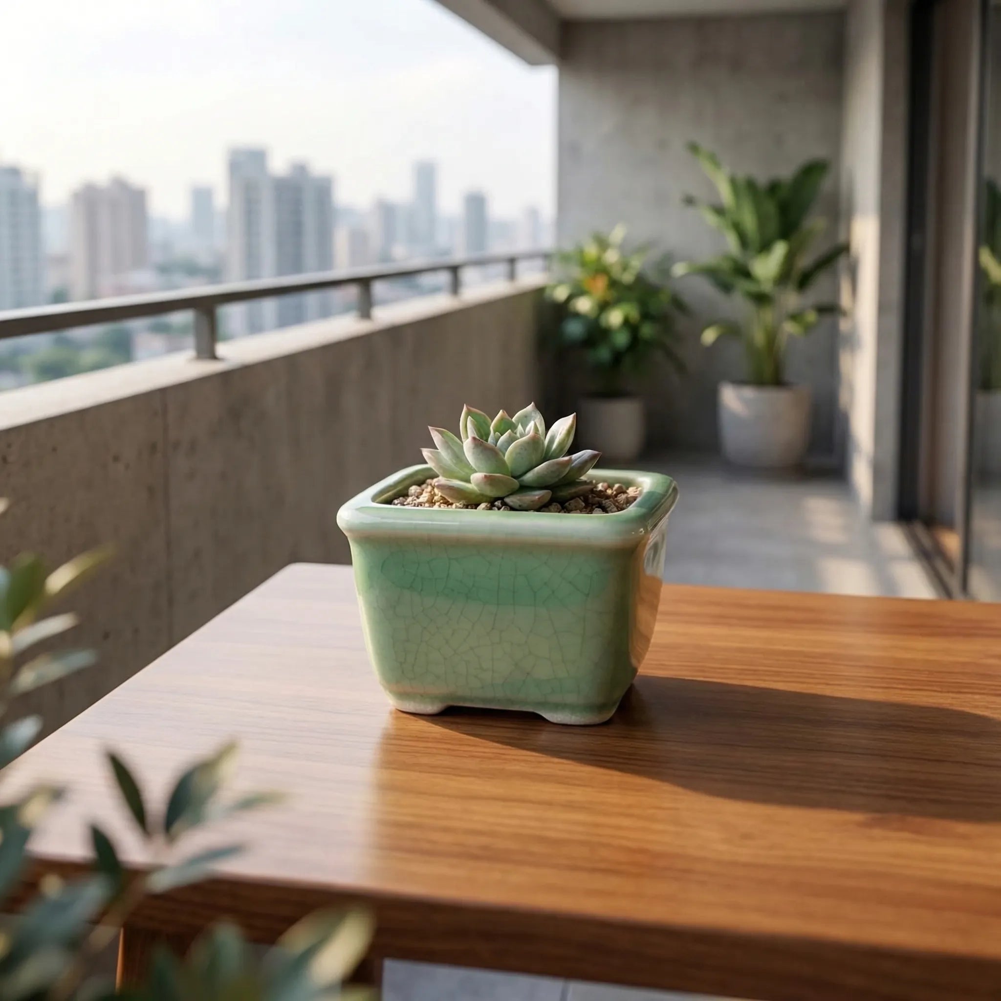 Nordspur | Craquelon Glazed Mini Bowl-Style Planter